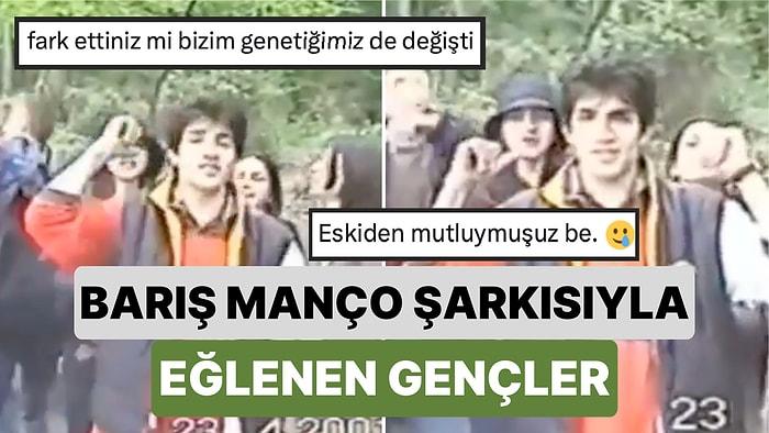 2001'de Bir Piknikte Barış Manço'nun Halhal Şarkısıyla Eğlenen Gençler İzleyenleri Gençlik Yıllarına Götürdü