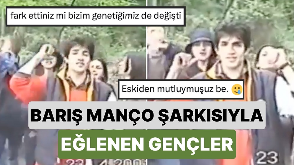2001'de Bir Piknikte Barış Manço'nun Halhal Şarkısıyla Eğlenen Gençler İzleyenleri Gençlik Yıllarına Götürdü