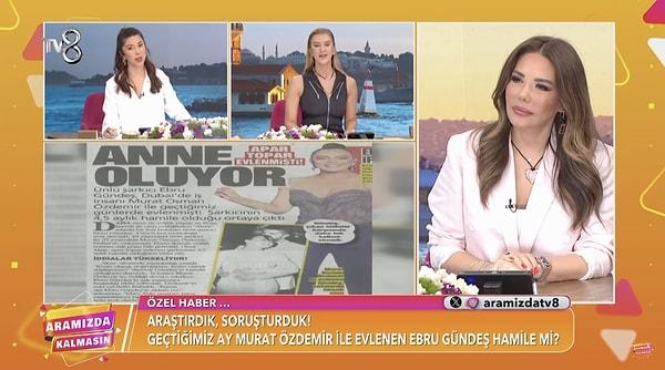 Aramızda Kalmasın'ın özel haberine göre; Dağıstanlı, "Çıkan haberlerin ardından araştırma yaptık, herkese sorduk soruşturduk. Ebru Gündeş hamile değil" dedi.
