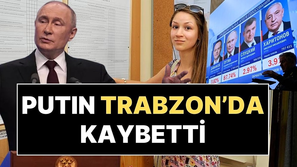 Türkiye'deki Rusların Sandık Sonuçları Ortaya Çıktı: Putin Sadece Trabzon'da Kaybetti