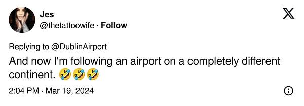 "Ve şimdi bambaşka bir kıtadaki bir havaalanını takip ediyorum. 🤣🤣🤣"