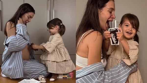Hamileliğinin 34. haftasında olan Cemre Kemer, karnı burnunda hallerini sosyal medya platformu Instagram üzerinden takipçileriyle paylaştı.
