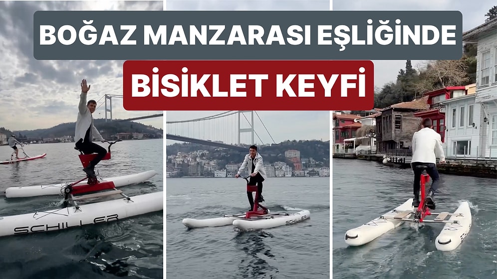 İstanbul'da Yaşayanların Bile Pek Bilmediği Harika Etkinlik: Boğaz Manzarası Eşliğinde Deniz Bisikleti