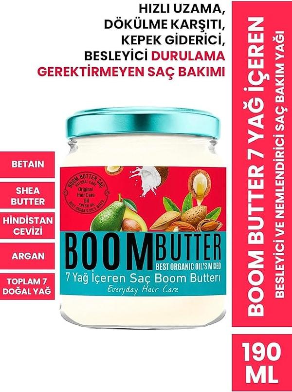 7. Boom Butter 7 Yağ içeren Besleyici ve Nemlendirici Saç Bakım Yağı