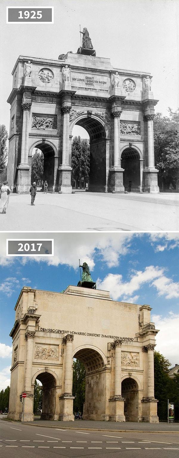 3. Zafer Kapısı, Münih, Almanya, 1925 - 2017.