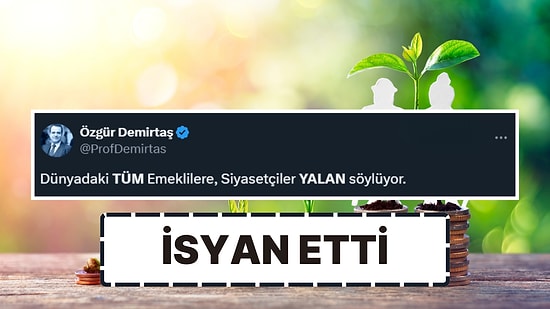 Emeklilik Sistemlerinin Batık Olduğunu Söyleyen Özgür Demirtaş Neden İsyan Etti?