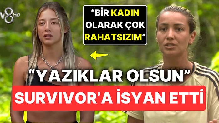 Evrim Keklik Survivor All Star'da Sürekli Erkeklerle Anılan Aleyna Yüzünden İsyan Edip "Yazıklar Olsun" Dedi