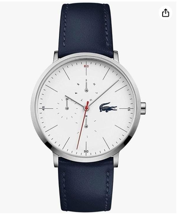12. Lacoste imzasını taşıyan bu zarif kol saati, bahar aylarında giyeceğiniz kombinlerinizi bir üst seviyeye taşıyacak.