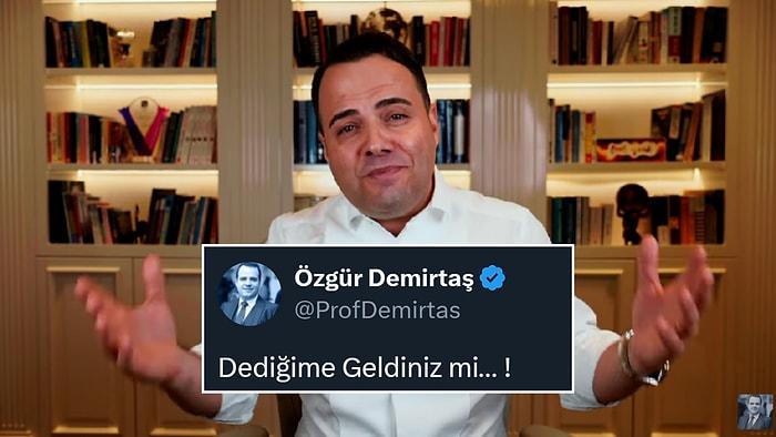 Cumhurbaşkanı Erdoğan'ın Eriyen Maaşlar Sözlerine Özgür Demirtaş'tan Cevap: "Dediğime Geldiniz mi?"