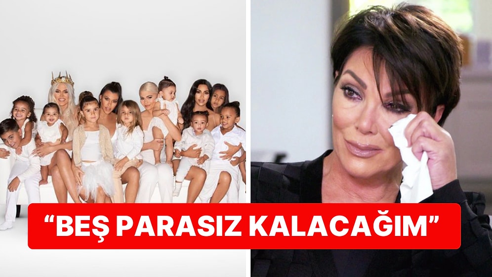 Cimriliğin Bu Kadarı! Kardashianların Varyemez Kris Jenner'ı 13 Torununa Ne Para Ne de Vakit Ayırabiliyormuş!