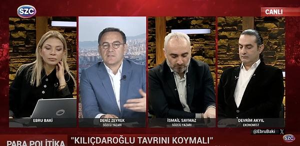 Zeyrek Kemal Kılıçdaroğlu'nun olası başarısızlıkta 1 Nisan için koltuk hesabı yaptığını öne sürdü.