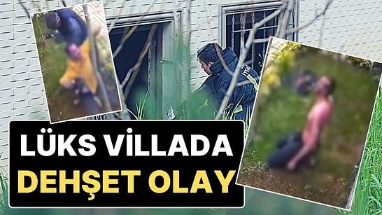 Bursa'da Lüks Villada Dehşet Anları: Evde Yandı, Alevler İçinde Kendini Sokağa Attı