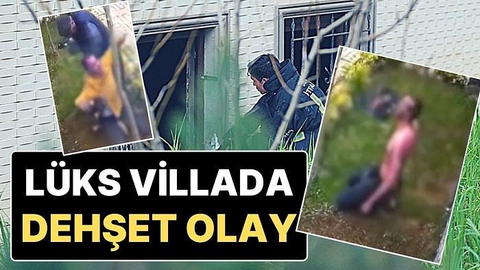 Bursa'da Lüks Villada Dehşet Anları: Evde Yandı, Alevler İçinde Kendini Sokağa Attı