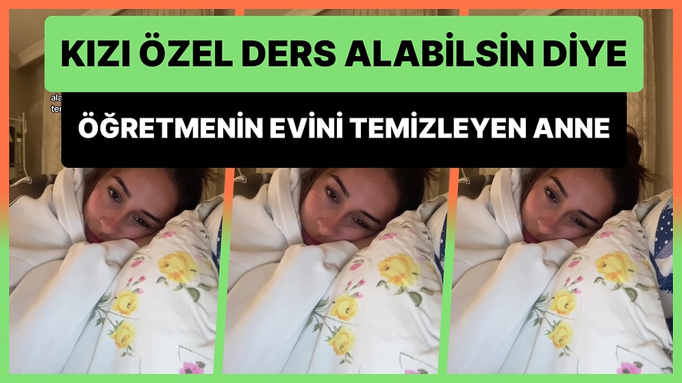 Kızı Özel Ders Alabilsin Diye Öğretmenin Evini Temizleyen Anne