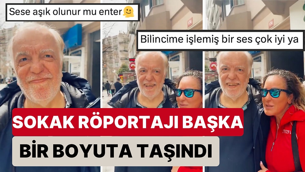 Sokak Röportajına Seslendirme Sanatçıları Denk Gelince Röportaj Bir Anda Belgesele Dönüştü