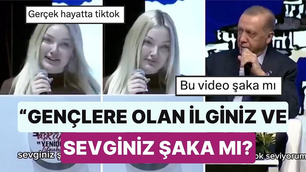 Bir Gencin Cumhurbaşkanı Erdoğan'a Sözleri Gündem Oldu: "Sizin Biz Gençlere Olan İlginiz, Sevginiz Şaka mı?"