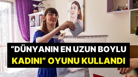 Bu Sefer Sandık Seçmenin Ayağına Gitti: “Dünyanın En Uzun Boylu Kadını” Oyunu Kullandı