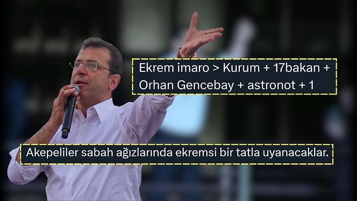 Ekrem İmamoğlu'nun Murat Kurum'u Geçerek Kolları Sıvadığı Seçimi Mizahla Yorumlayanlar