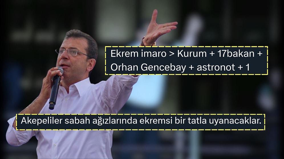 Ekrem İmamoğlu'nun Murat Kurum'u Geçerek Kolları Sıvadığı Seçimi Mizahla Yorumlayanlar