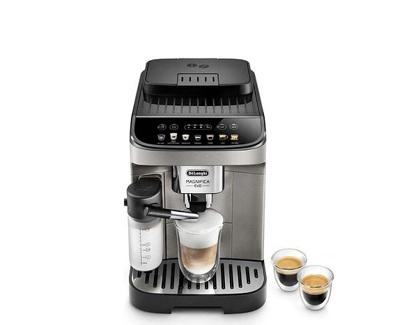 Tam otomatik kahve makineleri arasında en çok tercih edilen modellerden biri: Delonghi MAGNIFICA EVO Çekirdekten Fincana Kahve Makinesi ECAM290.81.TB