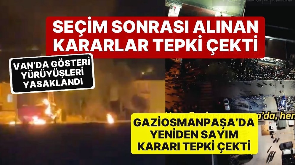 Yerel Seçimler Sonrası Belediyelerle İlgili Alınan Kararlara Tepkiler Sürüyor