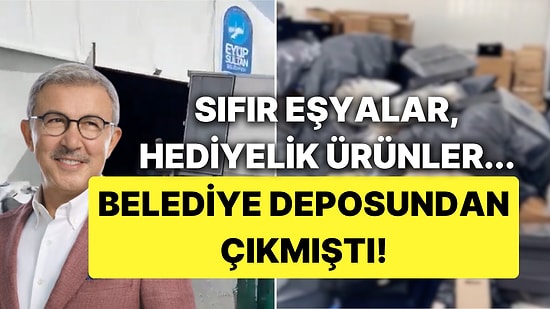 Eyüpsultan'da Seçimi Kaybeden Belediyenin Deposundan Gelen Görüntüler Şoke Etmişti: İddialara Yanıt Geldi