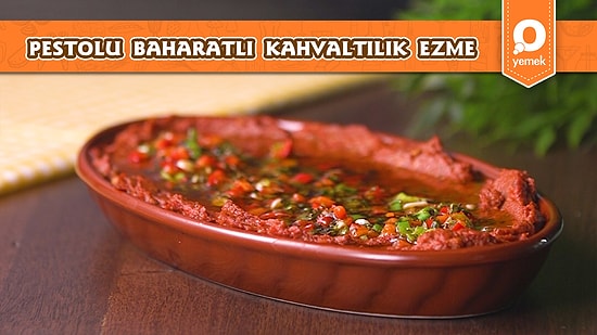 Hem Göze Hem Mideye Hitap Eden Kahvaltılık Ezme Nasıl Yapılır?