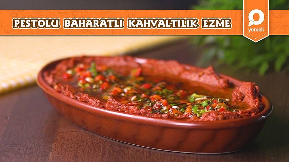 Hem Göze Hem Mideye Hitap Eden Kahvaltılık Ezme Nasıl Yapılır?