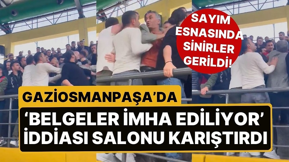 Gaziosmanpaşa'da 'Belgeler İmha Ediliyor' İddiası Ortalığı Karıştırdı! CHP İl Başkanı Vali ile Görüştü