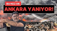 Ankara Hurdacılar Sitesi'nde Büyük Yangın: Gökyüzü Dumanla Kaplandı