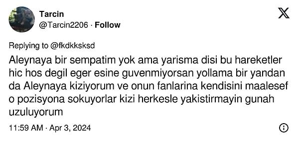 Beria Özden'in yaptığı hareket sosyal medyada tepki çekti.