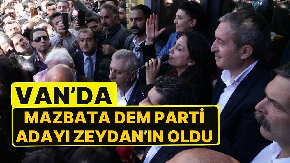 Van'da Mazbata DEM Parti Adayına Verildi