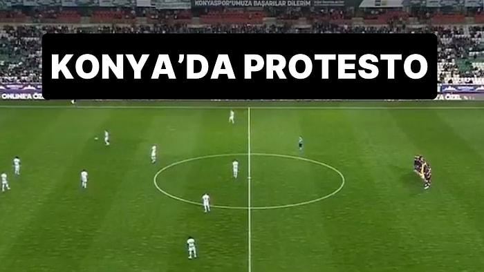 Trabzonspor’dan Protesto: Maçın İlk Düdüğü ile Omuz Omuza Durdular