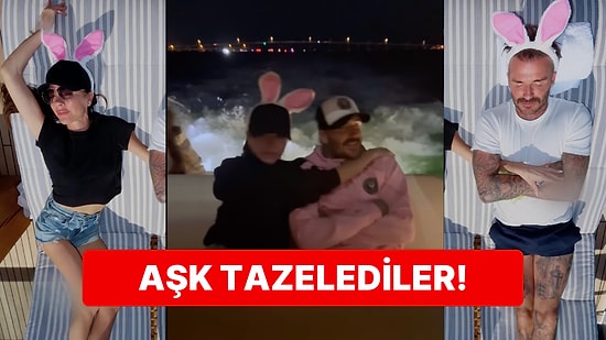 Çeyrek Asırdır Evli Olan David ve Victoria Beckham'ın Lüks Yatlarındaki Aşk Dolu Anları Kıskananları Çatlattı