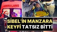 Manzara İzlerken 7 Metreden Düştü! 22 Yaşındaki Genç Kızı İtfaiye Zor Kurtardı