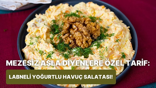 Mezesiz Yapamayanlara: Kajun Baharatlı Labneli Yoğurtlu Havuç Salatası Tarifi!