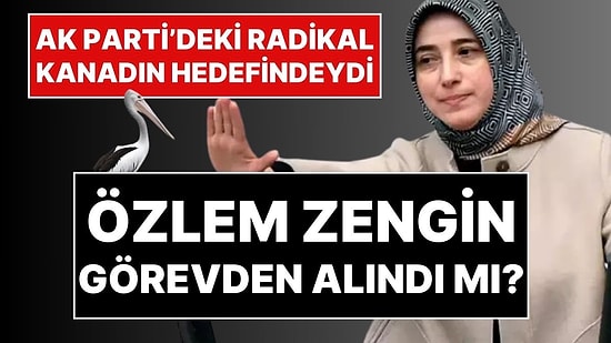 AK Parti'de Radikal Kanadın Hedefindeydi: Özlem Zengin Görevden Alındı mı?