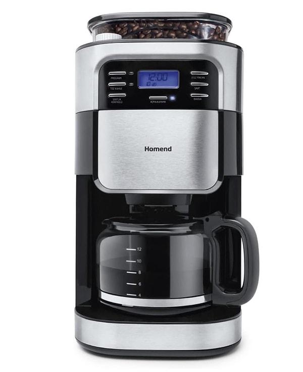 Homend Smart Coffebreak 5007H Çekirdek Öğütücülü Filtre Kahve Makinesi