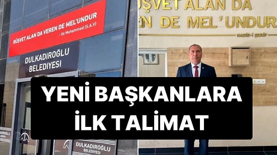 Fatih Erbakan’ın İlk Talimatı: Belediye Girişlerine Asılmaya Başlandı