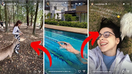 Sezonu Açan Cemal Can'dan Geyik Besleyen Hande Erçel'e 7 Nisan'da Ünlülerin Yaptığı Instagram Paylaşımları