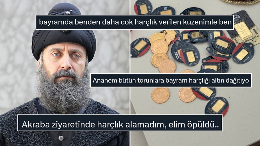 Bayram Harçlıkları: Alan Değil Veren Konumuna Geçenlerden Tüm Torunlarına Altın Dağıtan Anneanneye