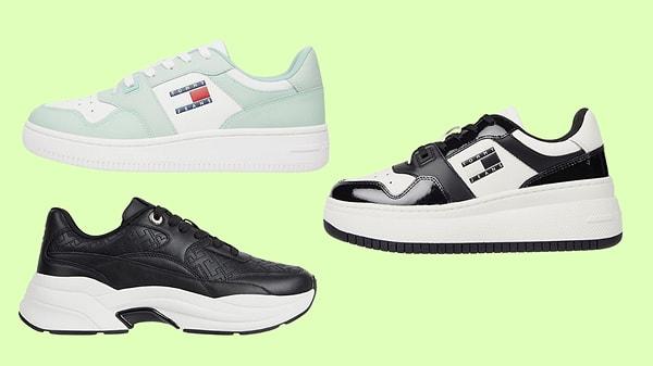 4. Tommy Hilfiger markasının ayakkabıları, genellikle spor ve konfor odaklı tasarımlarıyla ön plana çıkıyor.