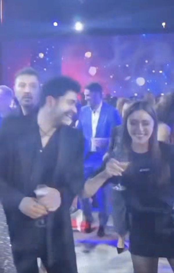 Türkoğlu ve Güngör, Cannes'da katıldıkları partide dans edip eğlenirlerken, aralarındaki buzların eridiği iddiaları da güçlenmiş oldu.