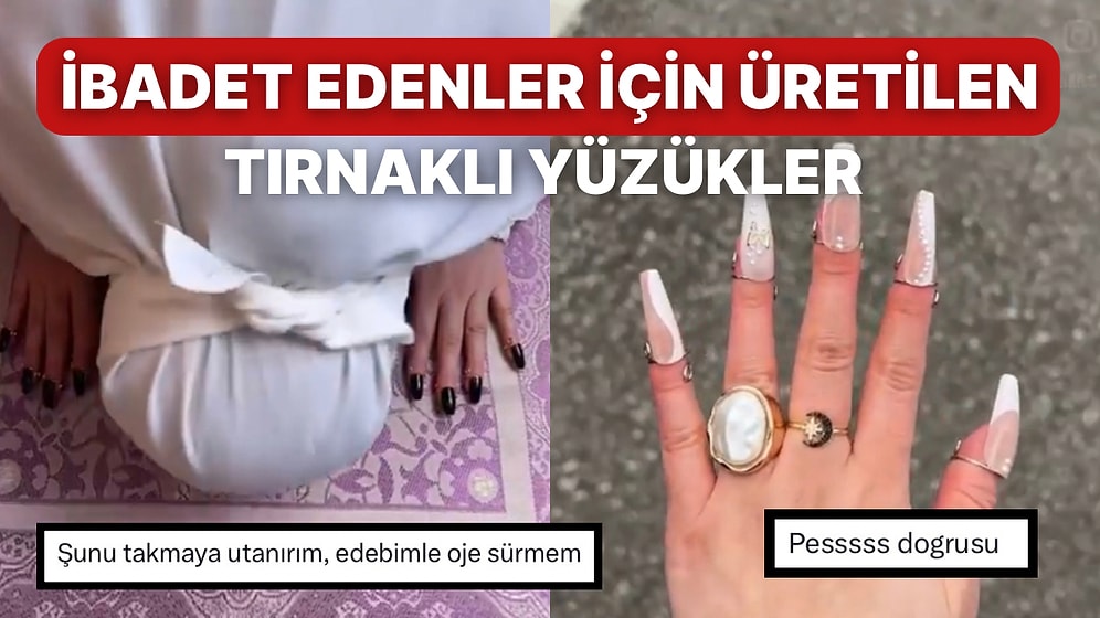 Abdest Alırken Kolaylık Sağlaması İçin Üretilen Tırnaklı Yüzükler Sosyal Medyayı İkiye Böldü