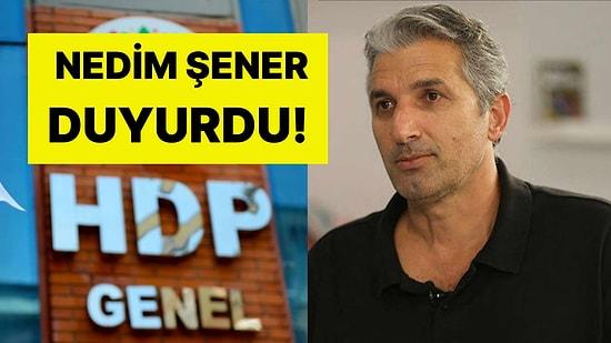 HDP'li Vekillere 'Şeref Yoksunu' Diyen Nedim Şener'e Ceza