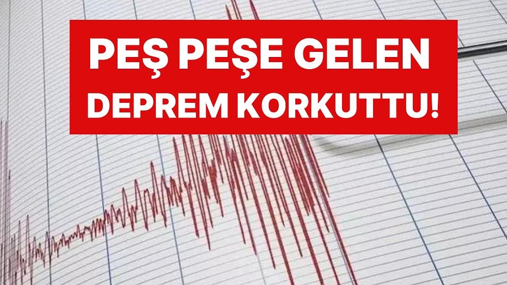 Tokat'ta Peş Peşe Gelen Deprem Paniğe Neden Oldu: Deprem Sivas ve Yozgat'ta Hissedildi