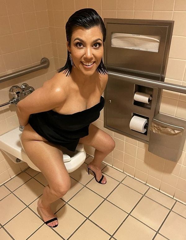 Travis Barker, Kourtney Kardashian'ı tuvalette yakaladı!