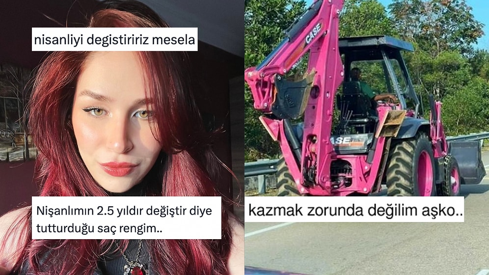 Saç Rengini Nişanlısına Tercih Edenlerden Aşko Kuşko İş Makinasına Son 24 Saatin Viral Tweetleri