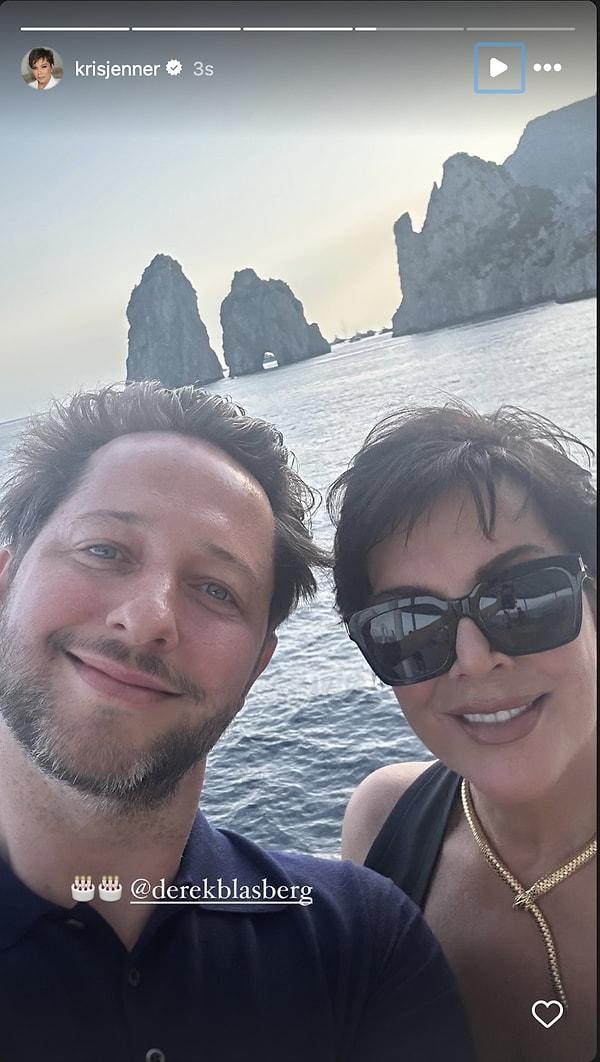 Kris Jenner, arkadaşıyla birlikte tekne turuna çıktı.