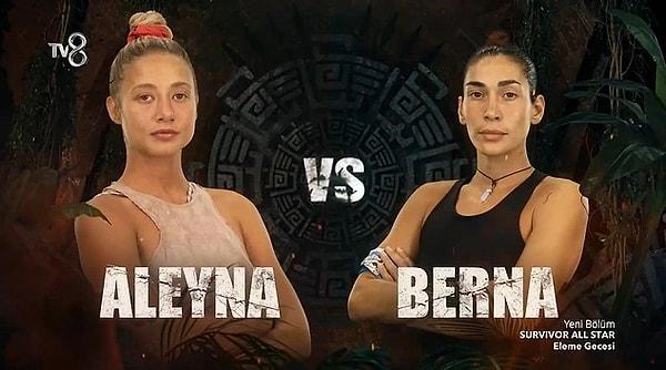 18. Survivor All Star'da eleme adayları Berna, Damla Can, Merve ve Aleyna'ydı. Yarışmanın en güçlü kadınlarından sayılabilecek bu dört yarışmacı arasından hangisi elendi?